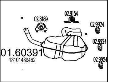 MTS 01.60391 EAN: 8033464308360.