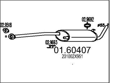 MTS 01.60407 EAN: 8033464308889.