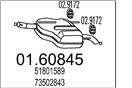 MTS 01.60845 - Zadní tlumič výfuku