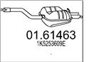 MTS 01.61463 - Zadní tlumič výfuku