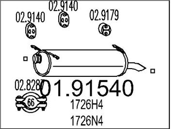 MTS 01.91540 EAN: 8033464042059.
