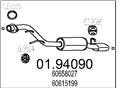 MTS 01.94090 - Zadní tlumič výfuku