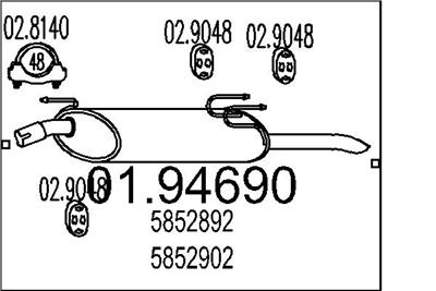 MTS 01.94690 EAN: 8033464043926.