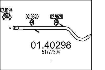 MTS 01.40298 EAN: 8033464914127.