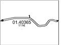 MTS 01.40365 - Výfuková trubka