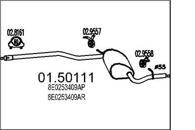 MTS 01.50111 EAN: 8033464016494.