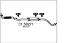 MTS 01.50271 - Střední díl výfuku