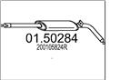 MTS 01.50284 - Střední díl výfuku