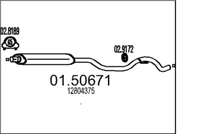 MTS 01.50671 EAN: 8033464899066.