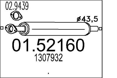 MTS 01.52160 EAN: 8033464018634.