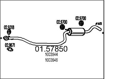 MTS 01.57850 EAN: 8033464024284.