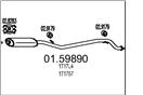 MTS 01.59890 - Střední díl výfuku