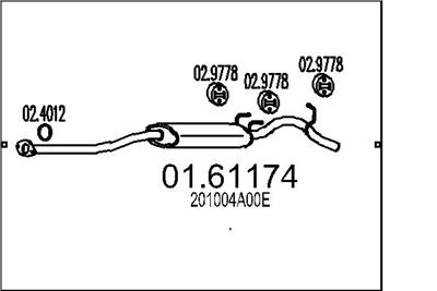 MTS 01.61174 EAN: 8033464972622.