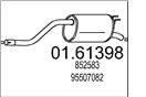MTS 01.61398 - Zadní tlumič výfuku