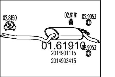 MTS 01.61910 EAN: 8033464031053.