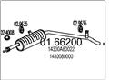 MTS 01.66200 - Zadní tlumič výfuku