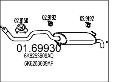 MTS 01.69930 EAN: 8033464038762.