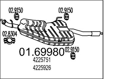 MTS 01.69980 EAN: 8033464038809.