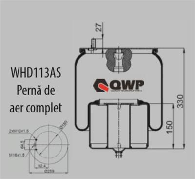 QWP WHD113AS