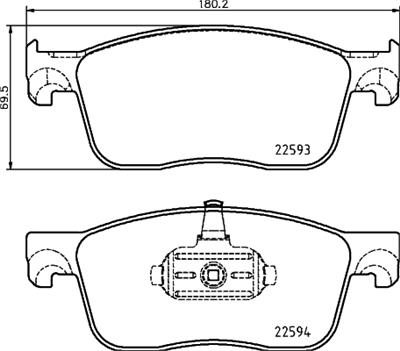 HELLA 8DB 355 031-541 Číslo výrobce: 22593. EAN: 4082300690026.