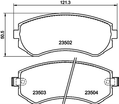 HELLA 8DB 355 017-201 Číslo výrobce: 23502. EAN: 4082300361513.