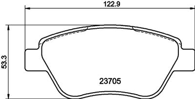 HELLA 8DB 355 025-301 Číslo výrobce: 23705. EAN: 4082300600193.