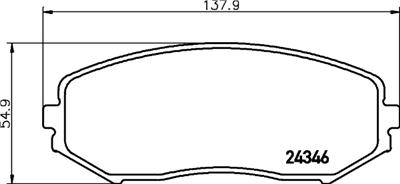 HELLA 8DB 355 012-351 Číslo výrobce: 24346. EAN: 4082300356663.