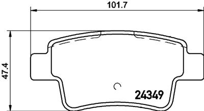 HELLA 8DB 355 015-861 Číslo výrobce: 24349. EAN: 4082300360172.