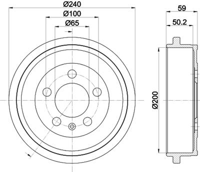 HELLA 8DT 355 300-371 Číslo výrobce: 61238. EAN: 4082300390292.