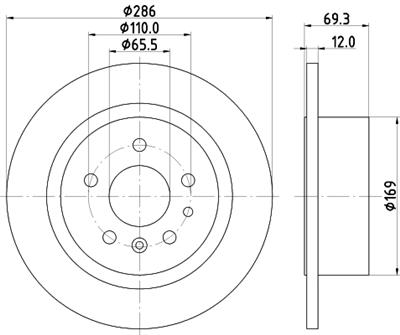 HELLA 8DD 355 103-741 Číslo výrobce: 52412PRO. EAN: 4082300368406.