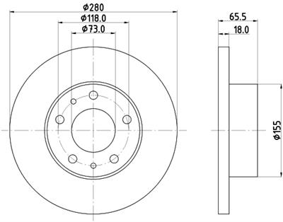 HELLA 8DD 355 104-391 Číslo výrobce: 50616PRO. EAN: 4082300369052.