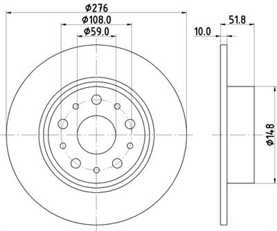 HELLA 8DD 355 106-381 Číslo výrobce: 50249. EAN: 4082300371048.