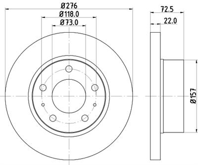 HELLA 8DD 355 107-401 Číslo výrobce: 54046. EAN: 4082300372069.