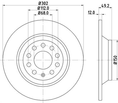 HELLA 8DD 355 111-181 Číslo výrobce: 54325PRO. EAN: 4082300375848.