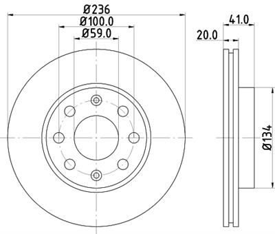 HELLA 8DD 355 111-341 Číslo výrobce: 54334. EAN: 4082300376005.
