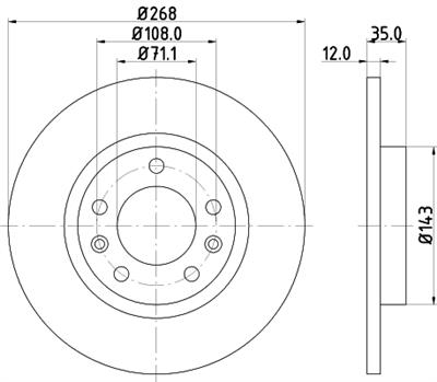 HELLA 8DD 355 120-491 Číslo výrobce: 55680PRO. EAN: 4082300513516.