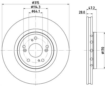 HELLA 8DD 355 125-321 Číslo výrobce: 55833PRO. EAN: 4082300640885.