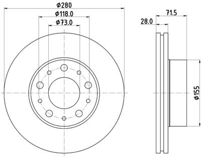 HELLA 8DD 355 125-421 Číslo výrobce: 55861PRO. EAN: 4082300640984.