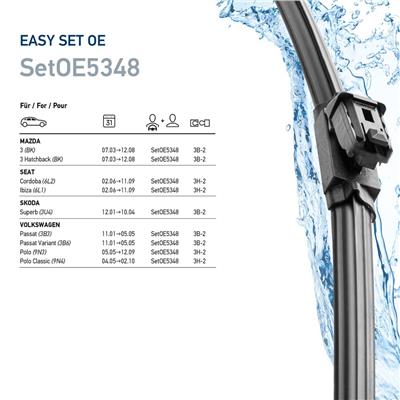 HELLA 9XW 358 164-011 Číslo výrobce: SetOE5348. EAN: 4082300809466.