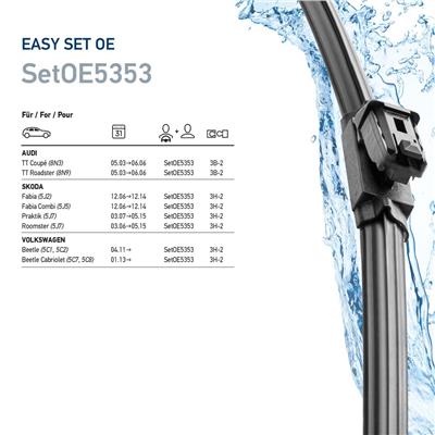 HELLA 9XW 358 164-021 Číslo výrobce: SetOE5353. EAN: 4082300809473.