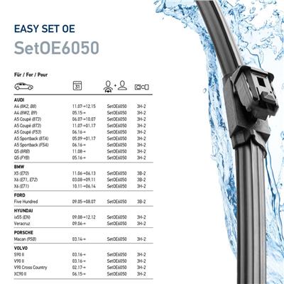 HELLA 9XW 358 164-081 Číslo výrobce: SetOE6050. EAN: 4082300809527.