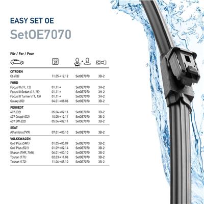 HELLA 9XW 358 164-161 Číslo výrobce: SetOE7070. EAN: 4082300809602.