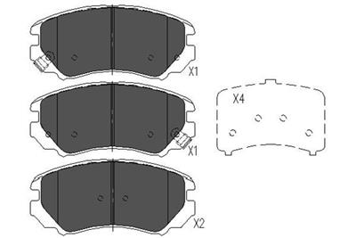 KAVO PARTS KBP-3008 EAN: 8715616132183.