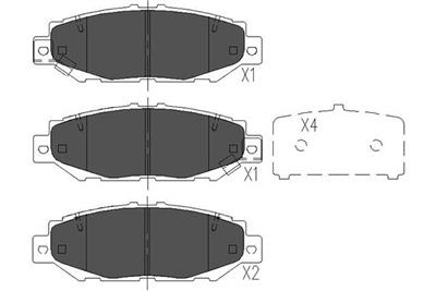 KAVO PARTS KBP-9062 EAN: 8715616152990.