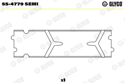 GLYCO 55-4779 SEMI Číslo výrobce: 55-4779. EAN: 4044197503131.