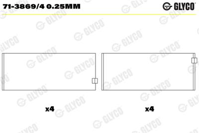 GLYCO 71-3869/4 0.25MM Číslo výrobce: 71-3869/4. EAN: 5010874479937.