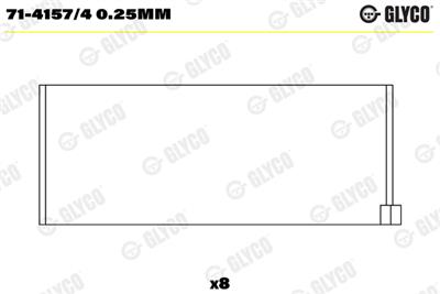 GLYCO 71-4157/4 0.25MM Číslo výrobce: 71-4157/4. EAN: 4044197426409.