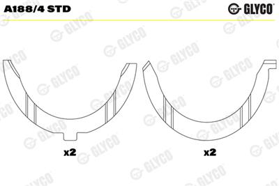 GLYCO A188/4 STD Číslo výrobce: A188/4. EAN: 4044197429639.