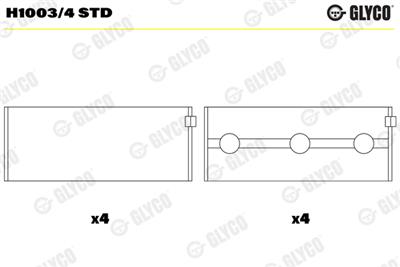 GLYCO H1003/4 STD Číslo výrobce: H1003/4. EAN: 4044197211906.