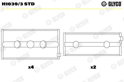 GLYCO H1039/3 STD Číslo výrobce: H1039/3. EAN: 4044197431298.